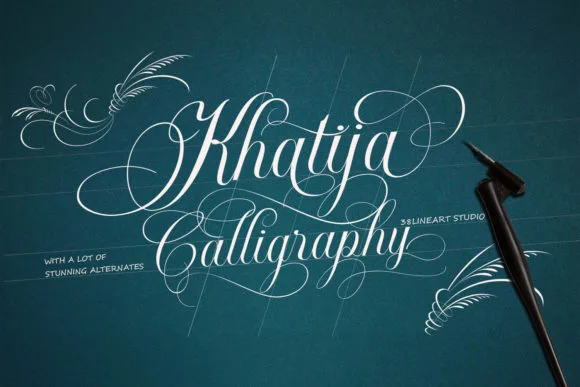 Khatija Font Khatija Font Poster 1