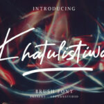 Khatulistiwa Font Poster 1