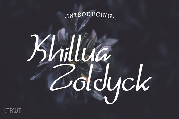 Khillua Zoldyck Font Poster 1