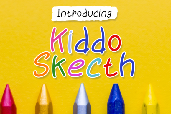 Kiddo Sketch Font Poster 1