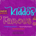 Kiddos Famous Font Poster 1