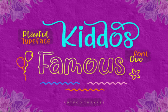 Kiddos Famous Font Poster 1