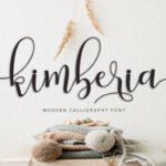 Kimberia Script Font Poster 1