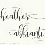 Kimberia Script Font Poster 8