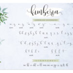 Kimberia Script Font Poster 10