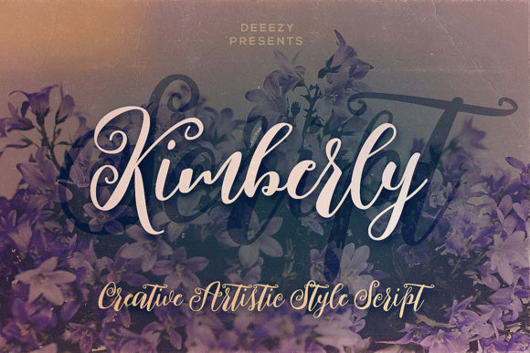 Kimberly Script Font Poster 1