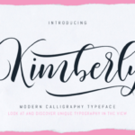 Kimberly Script Font Poster 1