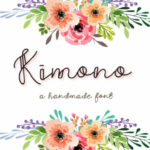 Kimono Font Poster 1