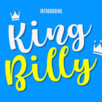 King Billy Font Poster 1