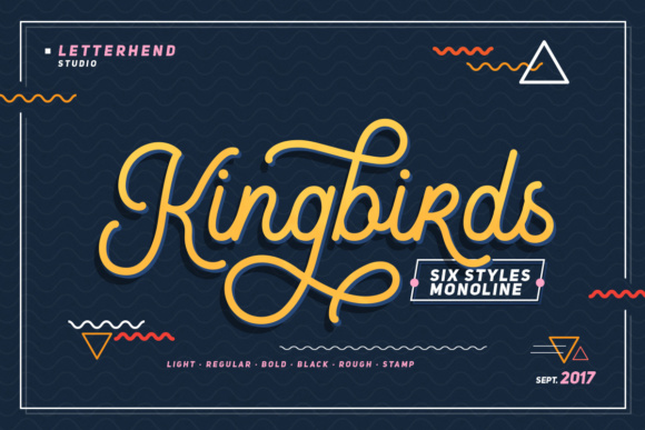 Kingbirds Script Font