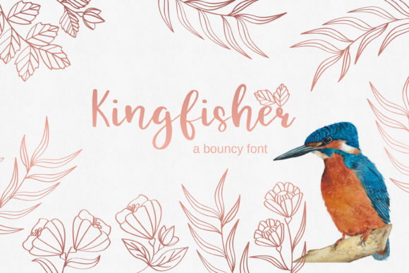 Kingfisher Font Poster 1