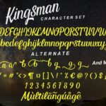 Kingsman Font Poster 9