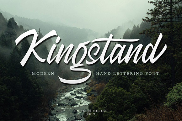 Kingstand Font Poster 1