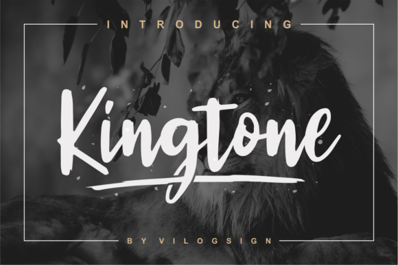 Kingtone Font Poster 1