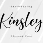 Kinsley Script Font Poster 1