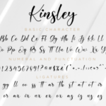 Kinsley Script Font Poster 11