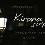 Kirana Script Font Poster 1