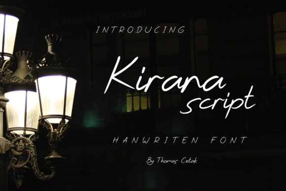 Kirana Script Font Poster 1