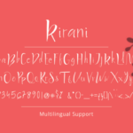 Kirani Font Poster 5