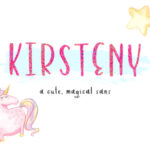 Kirsteny Font Poster 1