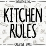 Kitchen Rules Font Poster 1