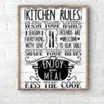 Kitchen Rules Font Poster 2