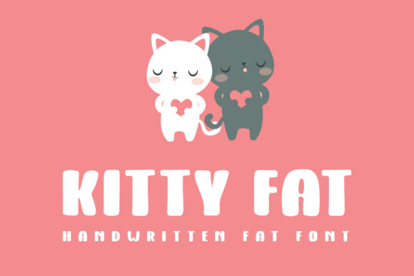 Kitty Fat Font Poster 1