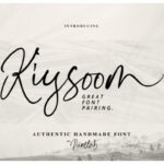 Kiysoom Font Poster 1