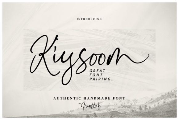 Kiysoom Font Poster 1
