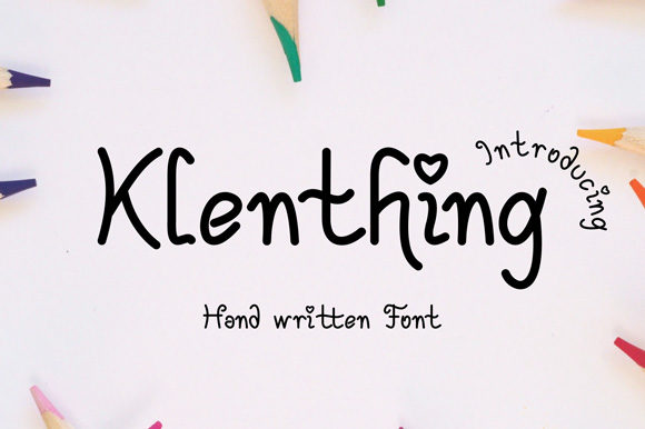 Klenthing Font