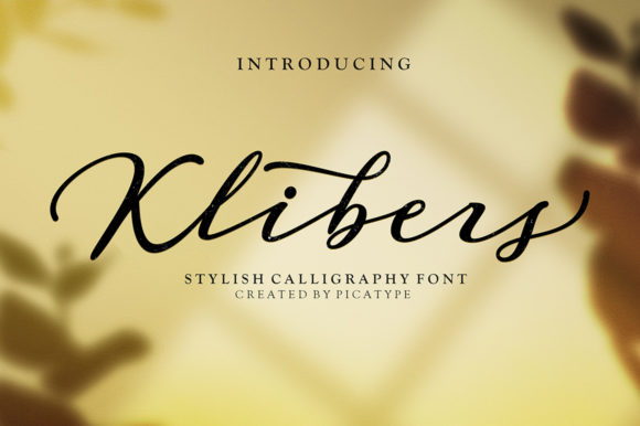 Klibers Font Poster 1