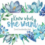 Know What She Want Font Poster 1