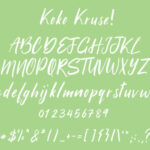 Koko Kruse Font Poster 6
