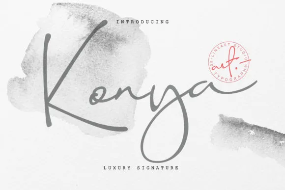 Konya Font Konya Font Poster 1