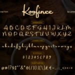 Koofinee Font Poster 4