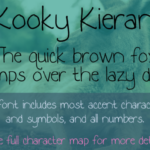 Kooky Kieran Font Poster 1