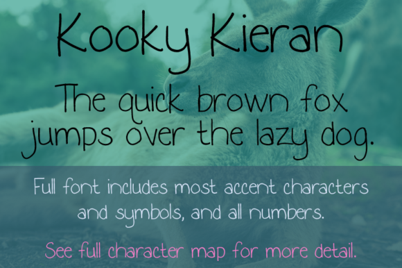 Kooky Kieran Font Poster 1