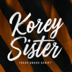 Korey Sister Font Poster 1