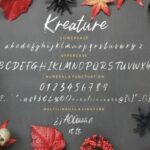 Kreature Font Poster 7