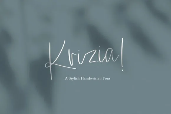 Krizia Font Krizia Font Poster 1