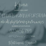 Krizia Font Poster 10