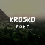 Krosko Font Poster 1