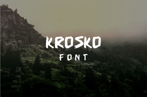 Krosko Font Poster 1