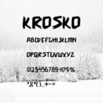 Krosko Font Poster 3