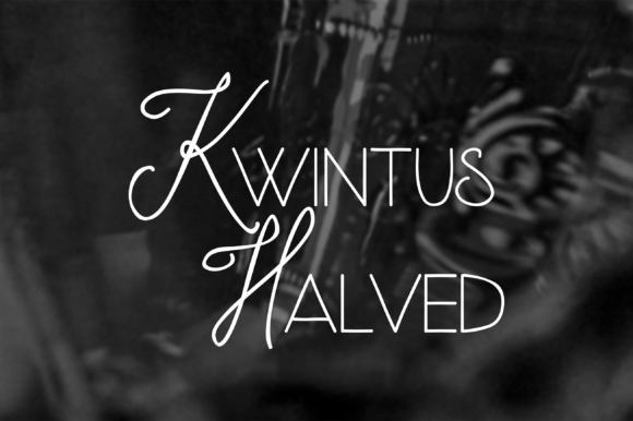 Kwintus Halved Font