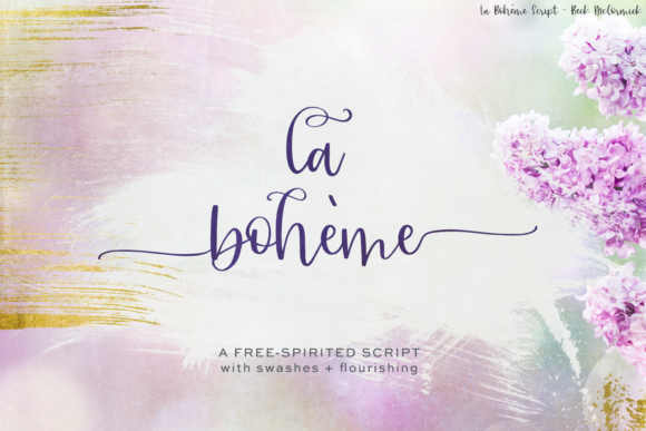 La Boheme Script Font