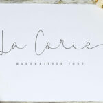 La Corie Font Poster 1