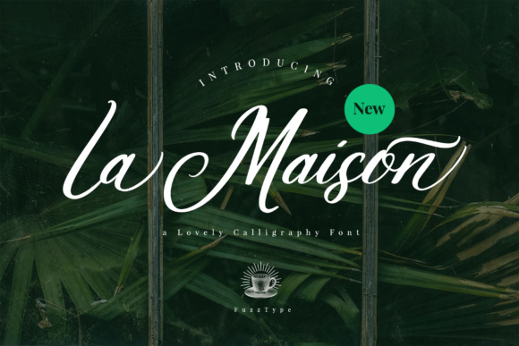 La Maison Script Font Poster 1