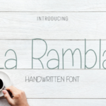 La Rambla Font Poster 1