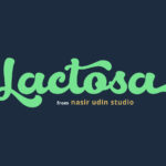 Lactosa Font Poster 1